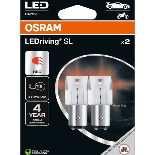 o7528drp-2bl_1 OSRAM LEDrivin SL 7528DRP-2BL ~P21/5W BAY15d 12V 1,4W