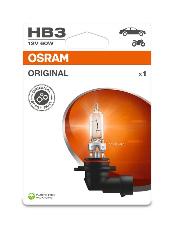 OSRAM ORIGINAL 9005-1BL HB3 P20d 12V 60W