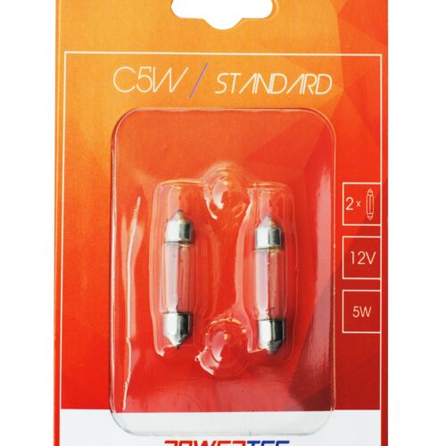 ptz33-02b Powertec Standard C5W 36mm SV8,5-8 12V blister