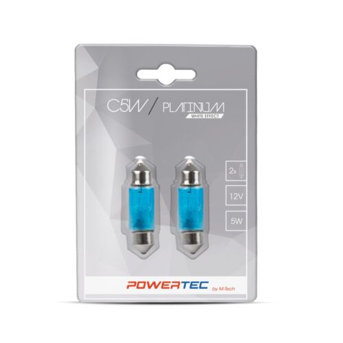ptzpt33-02b Powertec Platinum C5W 36mm SV,5-8 White Effect 12V blister