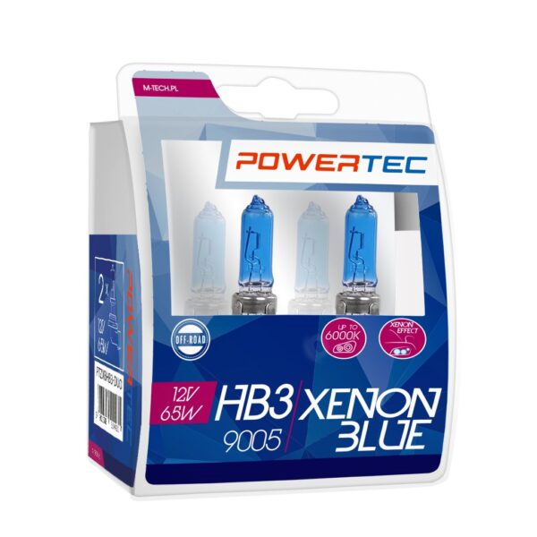 ptzxbhb3-duo_03 Powertec Xenon Blue HB3 12V DUO