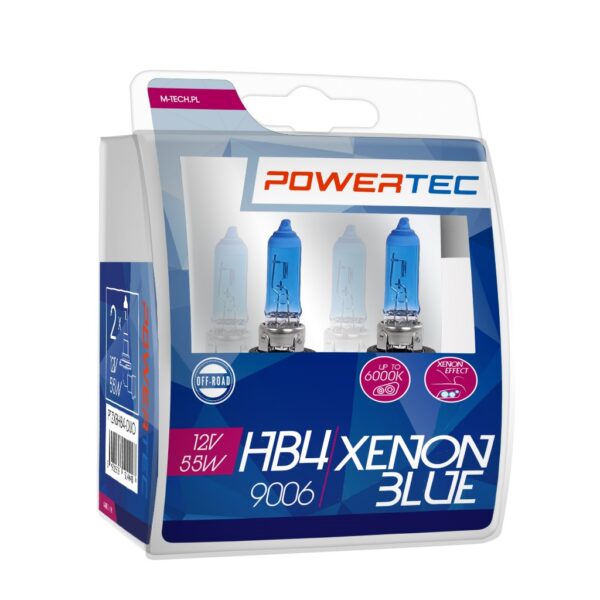 ptzxbhb4-duo_03 Powertec Xenon Blue HB4 12V DUO