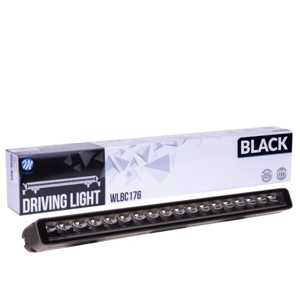 wlbc176_01 Sõidutuli M-TECH BLACK SERIES 18x5W LED 12-48V 90W 21,1", üherealine + dünaamiline asendituli