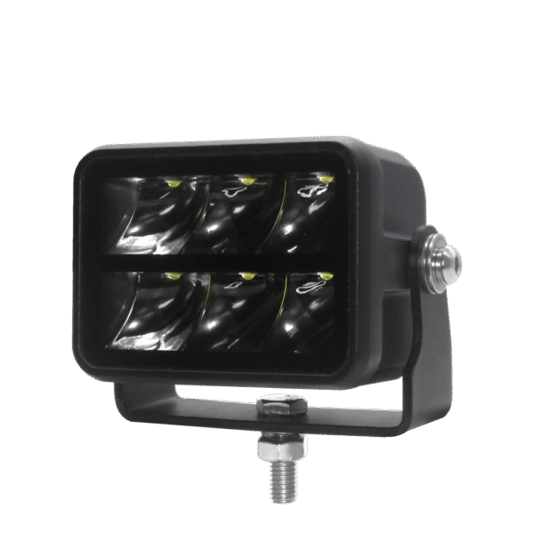 wlbo134_02 Sõidutuli - kaherealine - alumine kronstein - 30W 10-32V 3,4", must seeria