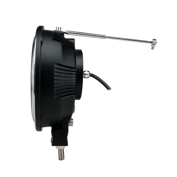 wlc107_04 Sõidutuli – külgklamber – ümmargune kroom, CREE 70W 9" 2. GEN.