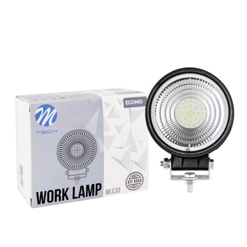 wle33_01 Töölamp M-TECH ECONO 4" 28xSMD3030 - ümmargune 28W 10-30V üleujutus