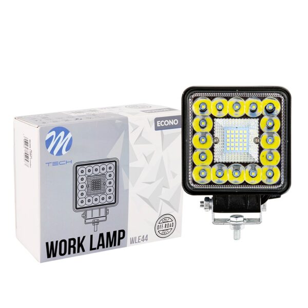 wle44_01pg Töölamp M-TECH ECONO 4" 41xSMD3030 - ruut 42W 10-30V kombineeritud