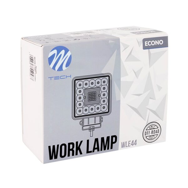 wle44_03 Töölamp M-TECH ECONO 4" 41xSMD3030 - ruut 42W 10-30V kombineeritud