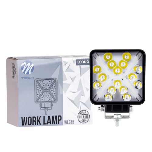 wle45_01 Töölamp M-TECH ECONO 4" 46xSMD3030 - Square 46W 12-30V Combo.