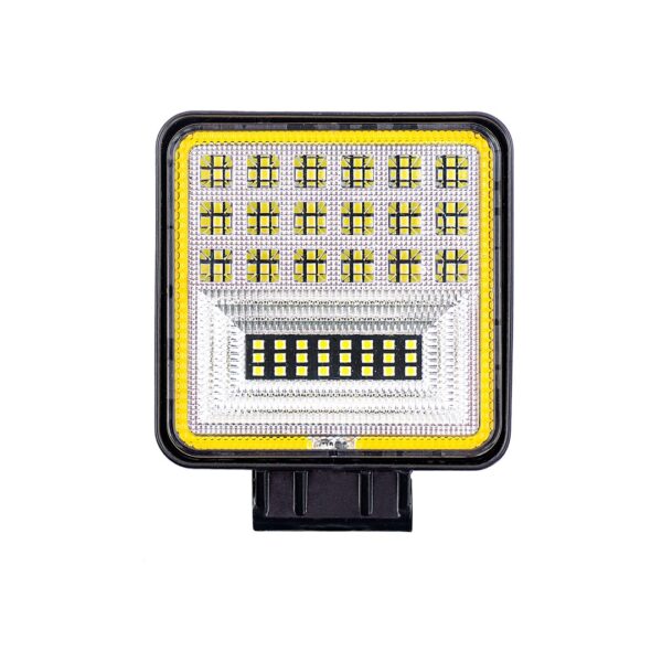 wle46_02 Töölamp M-TECH ECONO 4" 42xSMD3030 +Halo - Square 42W 10-30V koht