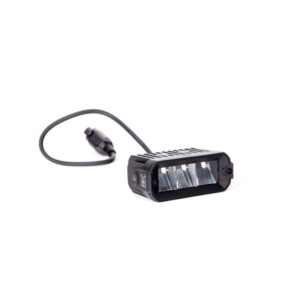 wlf118_03 Led udutuli 4" 30W 12-48V Prožektor, SAE, valge + merevaigukollane