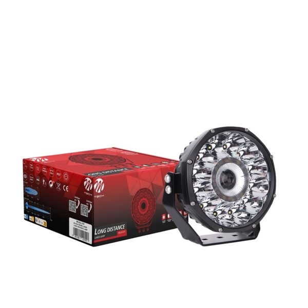 wlldl107_01 M-TECH TÖÖLASERI KAUGLAMP WLLDL107, 12xHP LED + 1x15W valge laser-LED, 12-24V