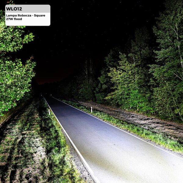 wlo12_04 Töövalgusti – ruudukujuline 27W üleujutus