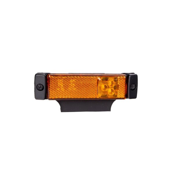 wsm208_1 ECE-heakskiiduga Outline Marker Lamp 3xLED 24V oranž