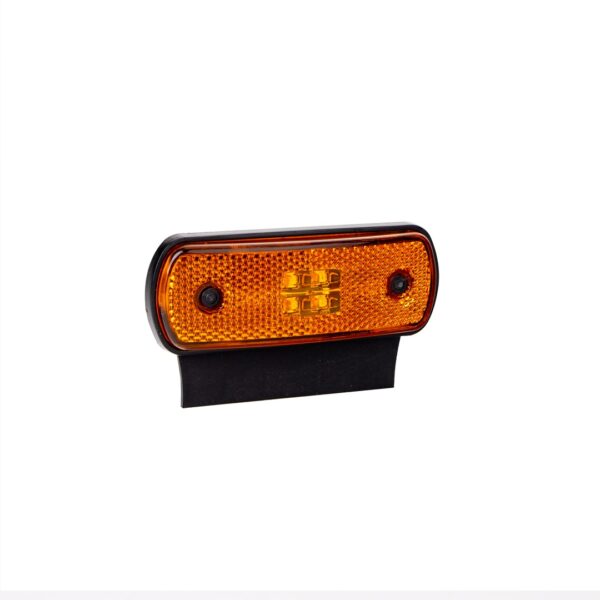 wsm211_2 ECE-heakskiiduga Outline Marker Lamp 4xLED 10-30V oranž