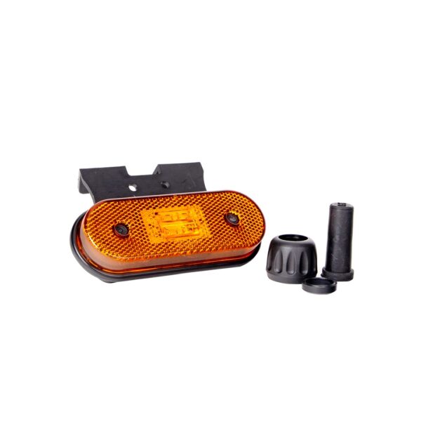 wsm212_2 ECE-heakskiiduga Outline Marker Lamp 4xLED 24V oranž
