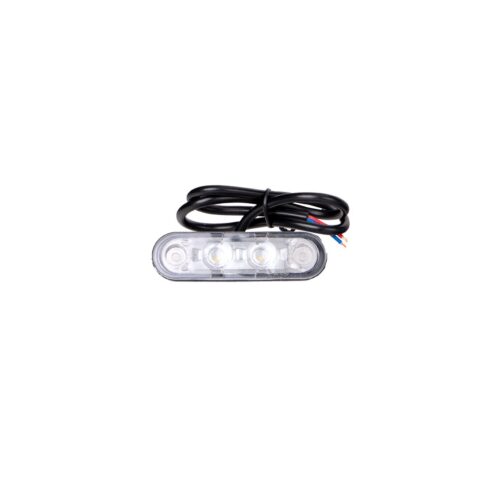 wsm214_1 ECE-heakskiiduga Outline Marker Lamp 2xLED 24V valge