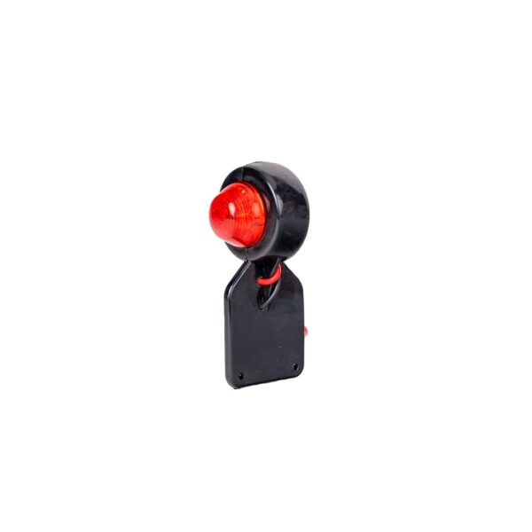 wsm218_3 ECE-heakskiiduga kontuuriga markerlamp 1xLED 12/24V 0,5/1W valge/punane