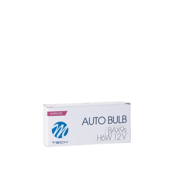 z47_03 M-TECH halogeenpirn BAX9s H6W 12V/6W CLEAR