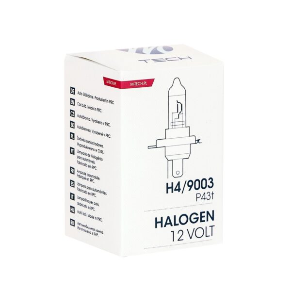 z4_03 Halogeen M-TECH pirn H4 9003 HB2 P43t 60/55W 12V
