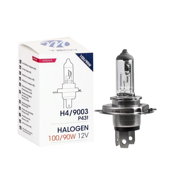 z78_01 M-TECH halogeenpirn P43t H4 12V/100/90W