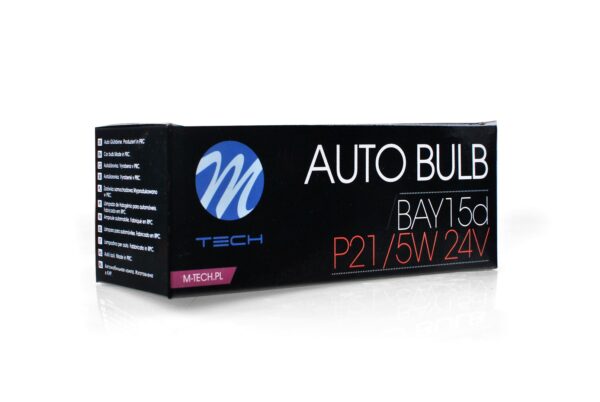 z915_3 M-TECH pirn BAY15d 24V/21/5W CLEAR