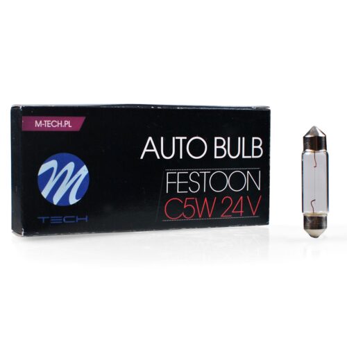 z934 M-TECH pirn C5W T11x41 SV8.5 24V/5W CLEAR