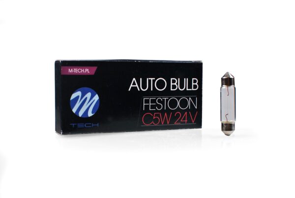 z934 M-TECH pirn C5W T11x41 SV8.5 24V/5W CLEAR