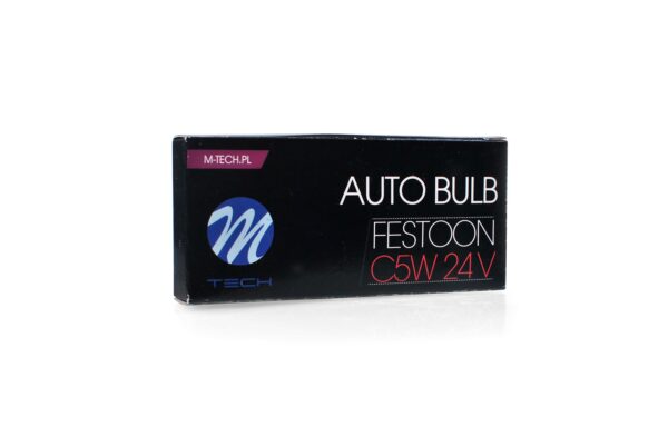 z934_3 M-TECH pirn C5W T11x41 SV8.5 24V/5W CLEAR