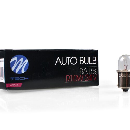 z940 M-TECH pirn BA15s R10w 24V/10W CLEAR