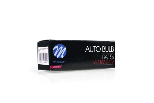 z940_3 M-TECH pirn BA15s R10w 24V/10W CLEAR