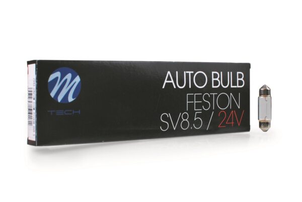 z943 M-TECH pirn C10W T11x36 SV8.5 24V/10W CLEAR