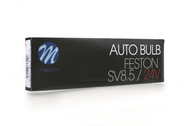 z943_3 M-TECH pirn C10W T11x36 SV8.5 24V/10W CLEAR