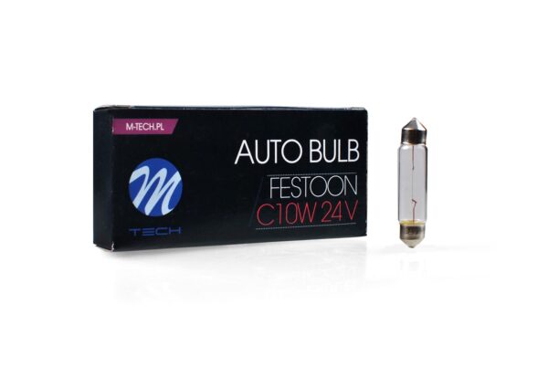 z944 M-TECH pirn C10W T11x41 SV8.5 24V/10W CLEAR