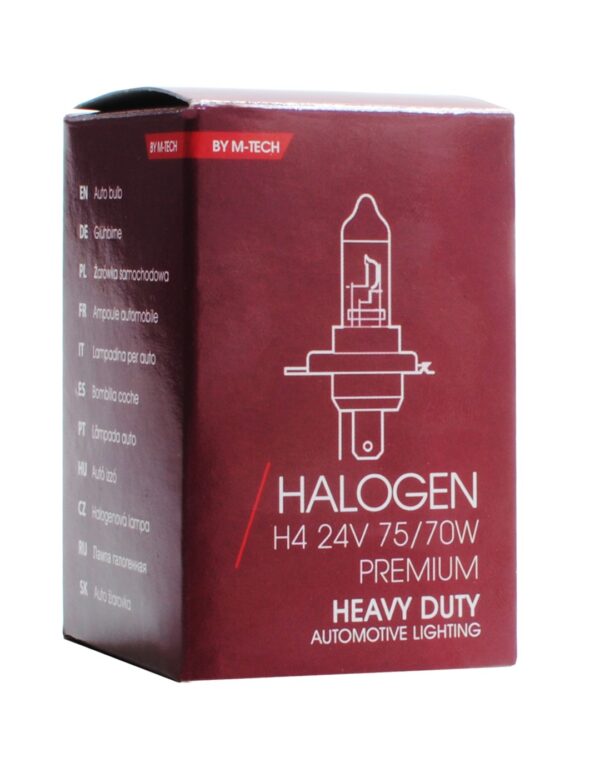 zhd904_2 M-TECH halogeenpirn HEAVY DUTY H4 24V/75/70W