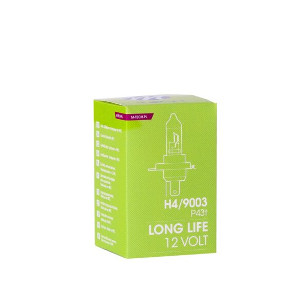 zll4_03 M-Tech Long Life H4 9003 HB2 12V 60/55W P43t