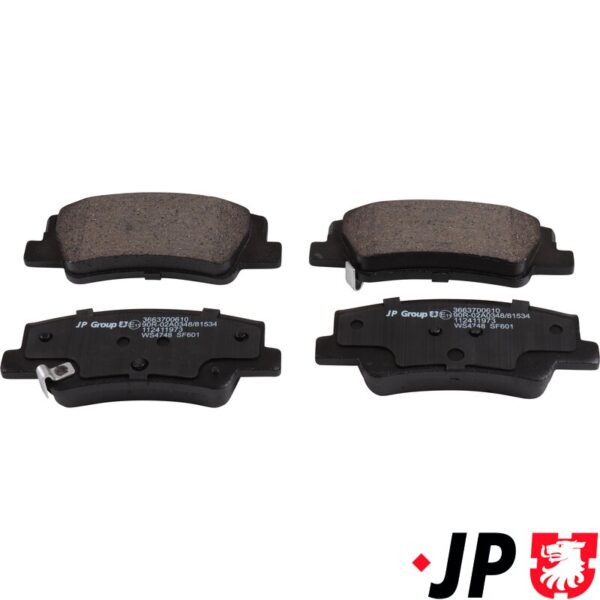 3663700610 Piduriklotsi komplekt, ketaspidur