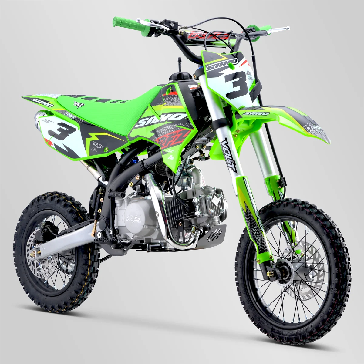 Krossimootorratas Apollo RFZ Open 125cc Roheline - Motox24