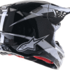 Alpinestars Supertech M10 Ampress krossikiiver – Must / Valge Alpinestars Supertech M10 Ampress krossikiiver – Must / Valge