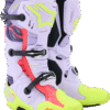 Alpinestars Tech 10 Supervented 'Alpinestars Tech 10 Supervented krossisaapad – Lilla / Neoonkollane