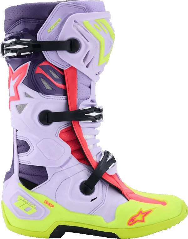 2010520-3150-alpinestars-tech10-diva-yellow-krossisaapad(1) 'Alpinestars Tech 10 Supervented krossisaapad – Lilla / Neoonkollane