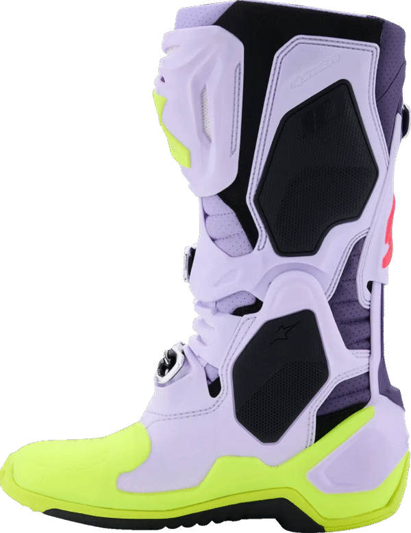 2010520-3150-alpinestars-tech10-diva-yellow-krossisaapad(3) 'Alpinestars Tech 10 Supervented krossisaapad – Lilla / Neoonkollane