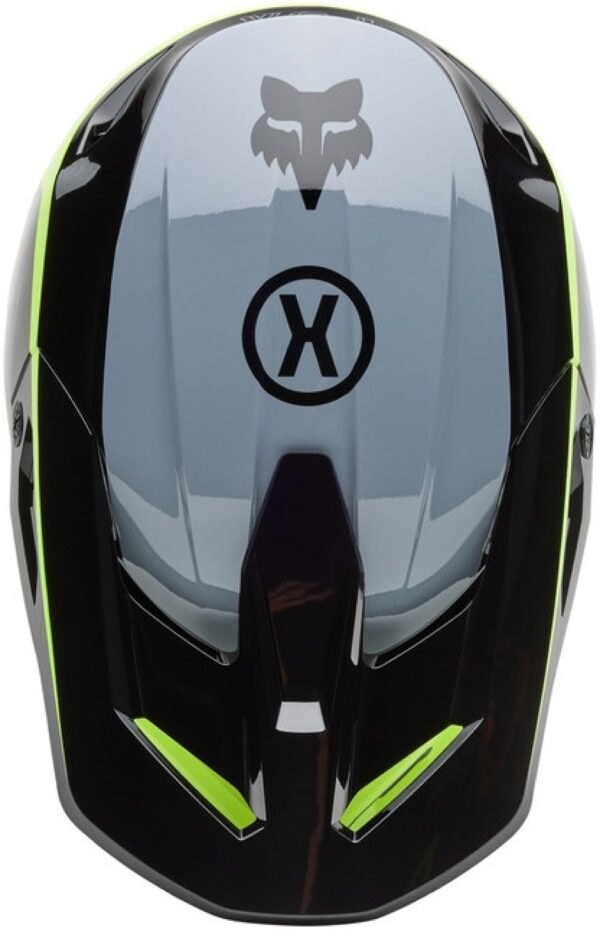 33701_019-fox-v1-flow-krossikiiver-neoonkollane(3) Fox V-1 Flow krossikiiver – Must / Neoonkollane