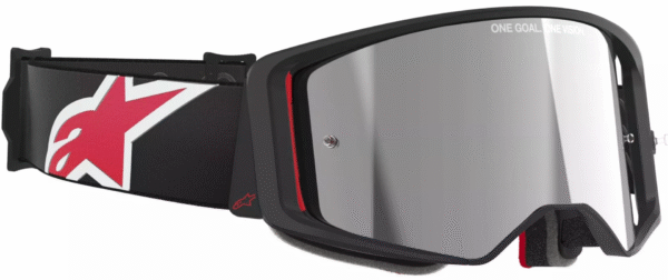 Alpinestars Supertech Corp Absolute Vision krossiprillid - Must / Punane