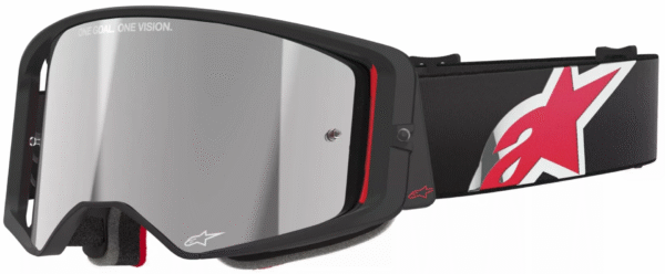 Alpinestars Supertech Corp Absolute Vision krossiprillid - Must / Punane