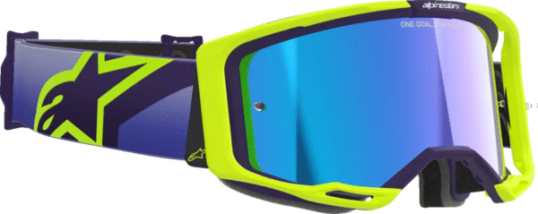 Alpinestars Vision 8 Corp krossiprillid - Neoonkollane / Lilla Alpinestars Vision 8 Corp krossiprillid - Neoonkollane / Lilla