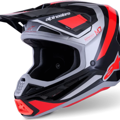 alpinestars-sm7-rise-red-krossikiiver Alpinestars SM7 Rise krossikiiver – Must / Punane