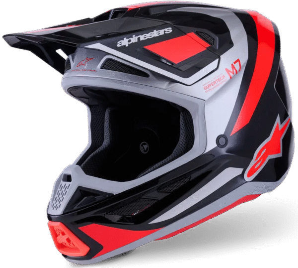 alpinestars-sm7-rise-red-krossikiiver Alpinestars SM7 Rise krossikiiver – Must / Punane