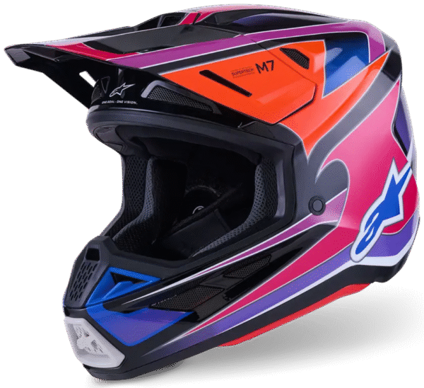 Alpinestars SM7 Fuse krossikiiver Alpinestars SM7 Fuse krossikiiver – Sinine