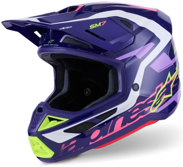 alpinestars-sm7-deed-purple-krossikiiver Alpinestars SM7 Deed krossikiiver - Lilla